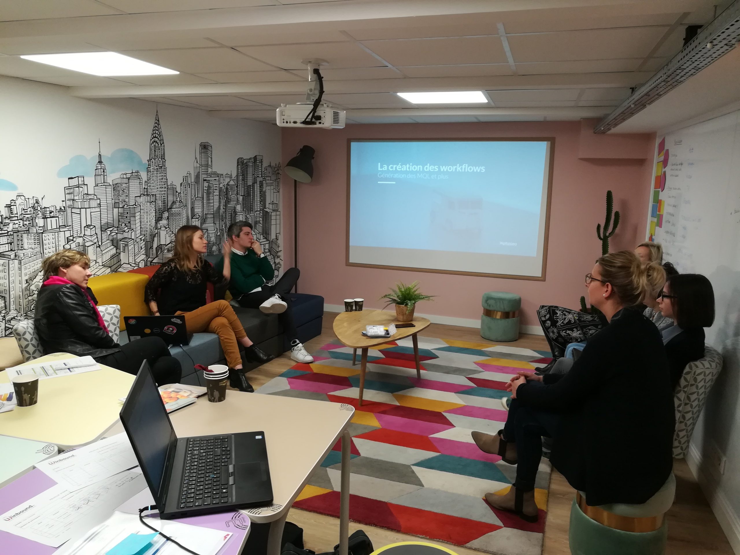 Collaborateurs de notre agence digitale de Rennes lors d'IMF Academy